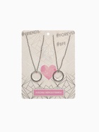 Кулоны парные «Неразлучники» friends forever, кольца, цвет серебро, 45 см - Фото 4