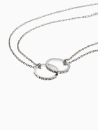 Кулоны парные «Неразлучники» friends forever, кольца, цвет серебро, 45 см - Фото 2