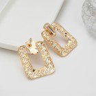 Серьги металл «Эстетика», цвет золото - Фото 2