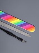 Набор маникюрный, 3 предмета, чёрный, разноцветный - Фото 3