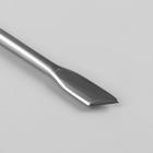 Шабер двусторонний, лопатка прямая, лопатка скошенная, в чехле, 11,5 см, цвет серебристый - Фото 2