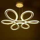Люстра "Зигзаг" LED 160Вт 3000К - 6000К белый 64х64х10 см - Фото 3