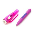 Ручка с чернилами и фонариком для рисования светом «Секреты подружек», МИКС - фото 8458005