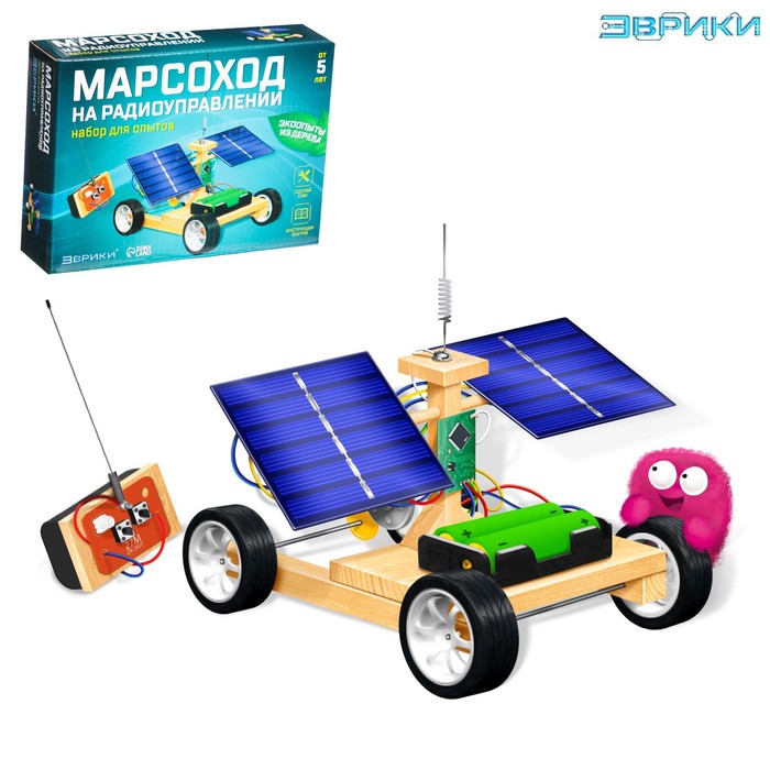 Набор для опытов «Марсоход», работает от батареек - Фото 1