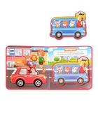 Книжка с мягкими пазлами EVA «Транспорт», 12 стр. - Фото 3