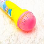 Микрофон музыкальный «Звёздочка», световые и звуковые эффекты, работает от батареек, в пакете - фото 24230950