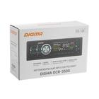 Автомагнитола Digma DCR-350G, 1DIN, 4 х 45 Вт, Bluetooth, USBx2, AUX, SD - фото 8458180