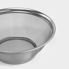 Сито для просеивания Доляна «Универсал», d=25 см, нержавеющая сталь, серебристое - Фото 4