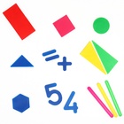 Счётный материал «Учимся считать», СМЕШАРИКИ, цвет МИКС, 130 элементов в наборе - Фото 3