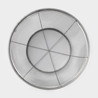 Сито для просеивания Доляна «Универсал», d=21.5 см, серебристое - Фото 3