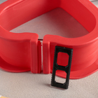 Форма силиконовая для выпечки со стеклянным дном 24х22,5х8 см "Сердце", цвет МИКС - Фото 3