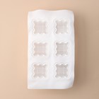 Форма для муссовых десертов и выпечки KONFINETTA «Рафаэль», силикон, 29,7×17,5×5,7 см, 6 ячеек (6,2×6,2 см), цвет белый - фото 4272370