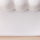 Форма для муссовых десертов и выпечки KONFINETTA «Рафаэль», силикон, 29,7×17,5×5,7 см, 6 ячеек (6,2×6,2 см), цвет белый - фото 8458223
