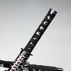 Макет оружия «Сувенирные катаны на подставке 3в1. Серый леопард», подарочный набор, ножны кожзам, 47 см; 70 см; 89 см - Фото 5