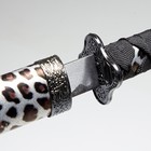 Макет оружия «Сувенирные катаны на подставке 3в1. Серый леопард», подарочный набор, ножны кожзам, 47 см; 70 см; 89 см - Фото 7