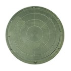 Люк полимерный, легкий, 30 кН, нагрузка до 3 т, зеленый - Фото 2