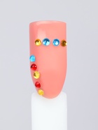 Стразы для декора, на клеевой основе, 7.5×16 см, d=2 мм, разноцветные - Фото 6