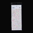 Стразы для декора, жемчужные, на клеевой основе, 7.5×16 см, d=3 мм, разноцветные - Фото 4