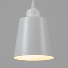 Светильник BayerLux Подвес «Цилиндр» 1×40 Вт E27 белый 13×13×16-96 см - Фото 3