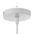 Светильник BayerLux Подвес «Цилиндр» 1×40 Вт E27 белый 13×13×16-96 см - Фото 5