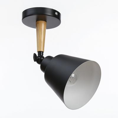 Спот «Цилиндр малый» 1×40 Вт E27 черный 12×20×20 см