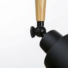 Спот «Цилиндр малый» 1×40 Вт E27 черный 12×20×20 см - Фото 4