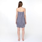 Полотенце - парео для сауны «Экономь и Я», 68×150 см, серое - Фото 4