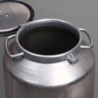 Фляга пищевая, 40 л, горловина 22 см, алюминиевая - Фото 6