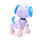 Интерактивная игрушка-щенок «Маленький друг», поёт песенки, отвечает на вопросы, цвет фиолетовый - Фото 3