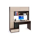 Компьютерный стол, 1600 × 600 × 1850 мм, цвет венге / белёный дуб - фото 109833059