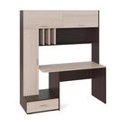 Компьютерный стол, 1600 × 600 × 1850 мм, цвет венге / белёный дуб - Фото 4