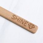 Зубная щетка, бамбук Shine, 18 х 2 х 2 см - Фото 4