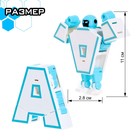 Набор роботов «Алфавит», трансформируется, световые и звуковые эффекты, 6 букв, собираются в 1 робота - Фото 2