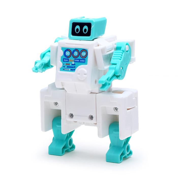 Набор роботов «Алфавит», трансформируется, световые и звуковые эффекты, 6 букв, собираются в 1 робота - фото 1909929835