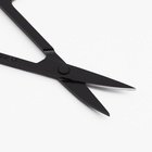Ножницы маникюрные, узкие, загнутые, 8.8 см, чёрные - Фото 3