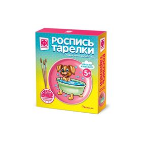 Роспись по тарелке «Чистюля» 4312050