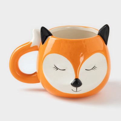 Кружка «Лисёнок», 520 мл, доломит, оранжевая