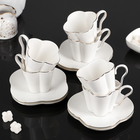 Сервиз чайный «Бланш», 12 предметов: 6 чашек 220 мл, 6 блюдец d=15,5 см - Фото 1