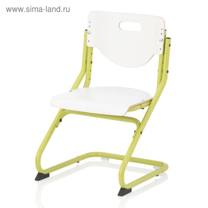 Стул ортопедический Chair Plus, 470х620х470, Белый/Зеленый - Фото 1