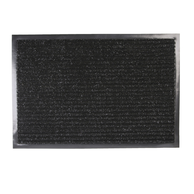 Коврик придверный влаговпитывающий, ребристый, «Стандарт», 40×60 см, цвет чёрный