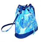 Сумка-торба женская Fiona голубые пальмы - Фото 2