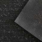 Коврик придверный влаговпитывающий, ребристый, «Стандарт», 60×90 см, цвет чёрный - Фото 2