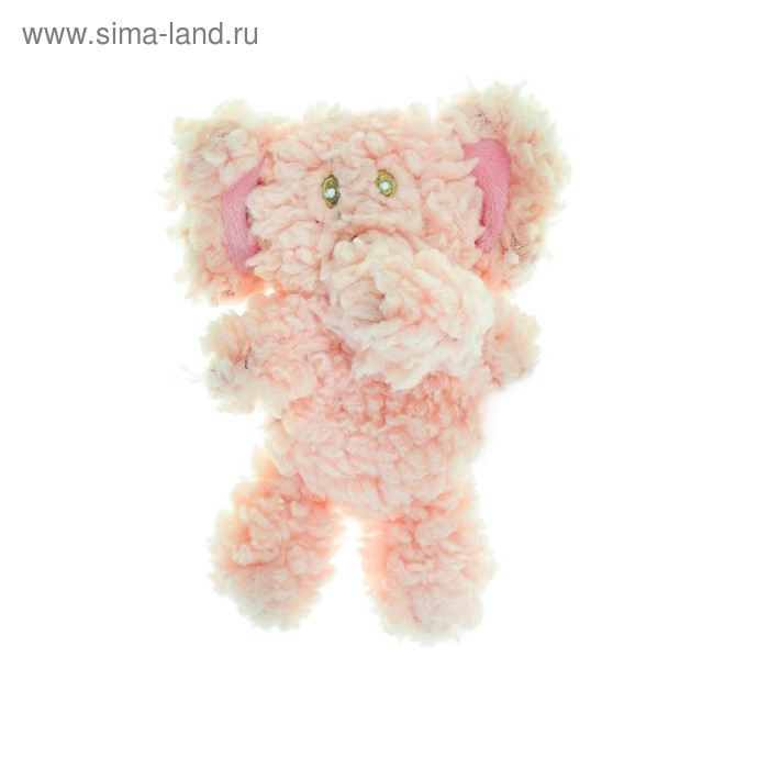 Игрушка AROMADOG "Слон малый" для собак, 6 см, розовый - Фото 1