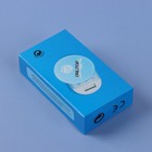 Таблетница с таймером и батарейкой, 2 секции, цвет белый/голубой - Фото 6