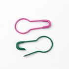 Булавки с круглым концом, 22 мм, 100 шт., разноцветные - Фото 2