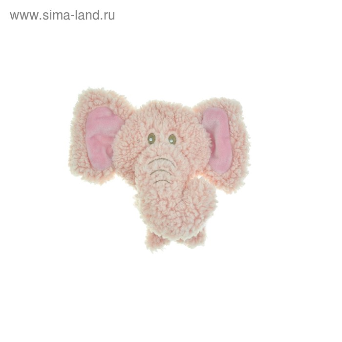 Игрушка AROMADOG BIG HEAD "Слон" для собак  12 см, розовый - Фото 1