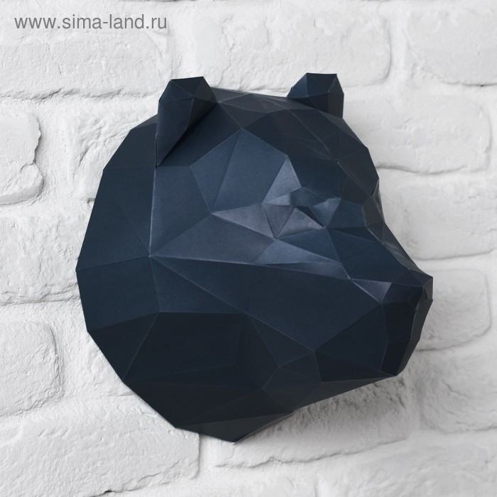Набор для создания полигональной фигуры «Медведь», 32.5 × 44 см - Фото 1