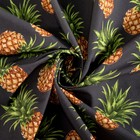 Портьера для террасы «Этель» Ананасы, 200×210 см, репс с пропиткой ВМГО, 100% хлопок - Фото 3
