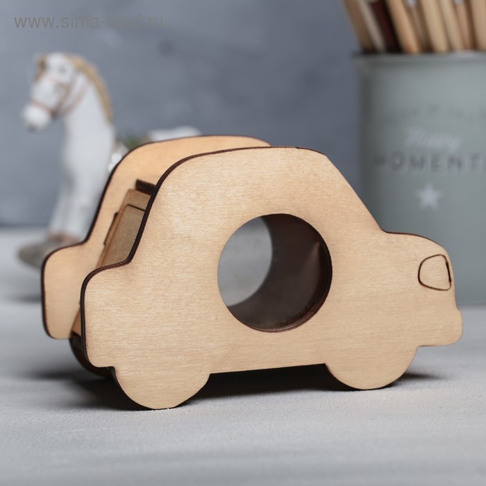 Копилка под роспись «Машинка», 12.5 × 8 см - Фото 1