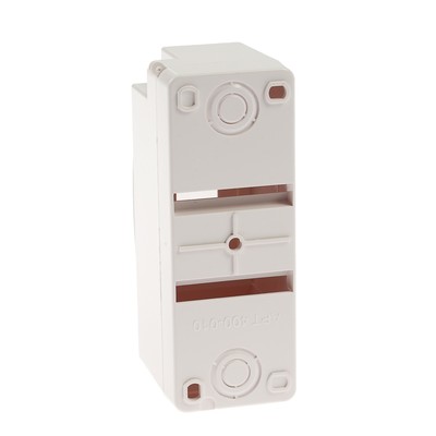 Щит TUNDRA ЩРН-П-2, на 2 модуля, IP30, с крышкой, навесной, пластик, цвет белый